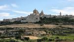 The hill top fortified city of Mdina